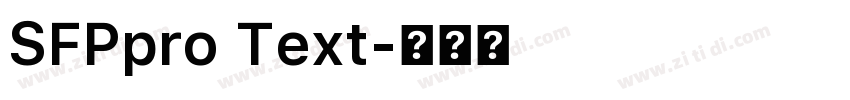 SFPpro Text字体转换